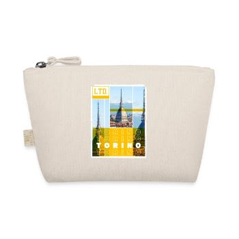 Turin Torino Italien Stadt Skyline Urlaub Liebe - Bio-Täschchen - Natur - Vorne