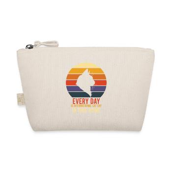 international cat day - Organic Pouch - nature - Front