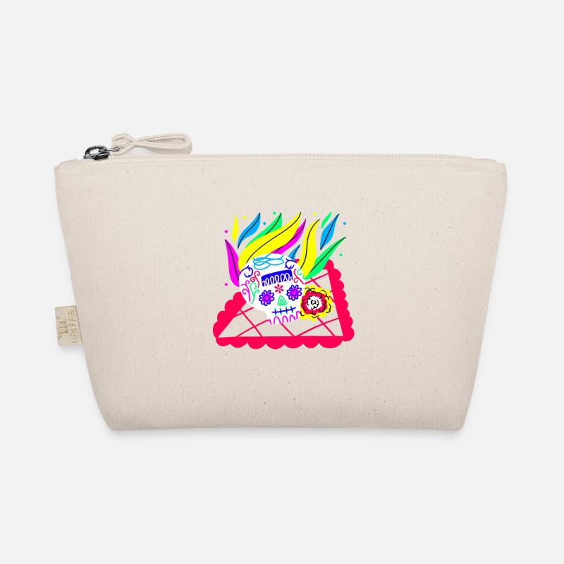 Mexikanischer Schädel Bio-Täschchen