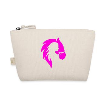 Horse & Woman Yoga SPORT Tshirt Birthday Gift - Organic Pouch - nature - Front