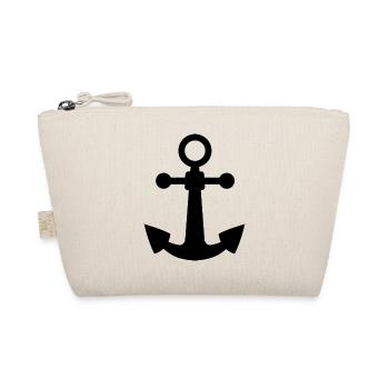 Anchor Symbol Icon Logo Sea Sea Water Graphic - Organic Pouch - nature - Front