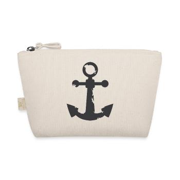 used look dreckig Anker anchor Symbol - Bio-Täschchen - Natur - Vorne