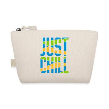 Just Chill Text Logo - Bio-Täschchen - Natur - Vorne