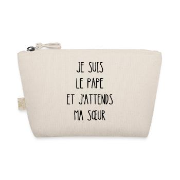 je suis le pape et j'attends ma sœur - Trousse biologique - nature - Devant