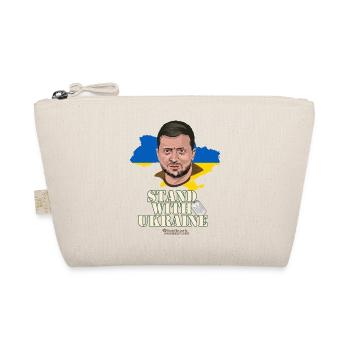 Zelensky Stand with Ukraine - Bio-Täschchen - Natur - Vorne