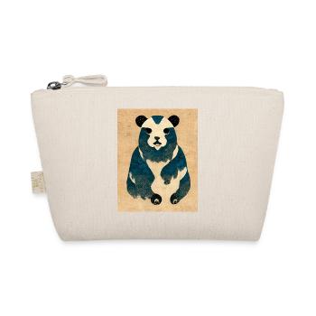 Panda Japanisches Gemälde - Bio-Täschchen - Natur - Vorne