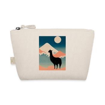 Lama in Japan - Bio-Täschchen - Natur - Vorne