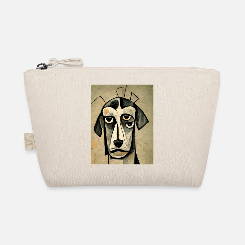 Dog abstract - Organic Pouch - nature