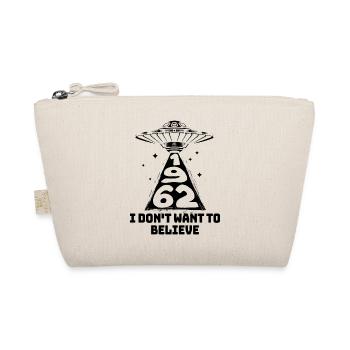 Vintage Flying Saucer 1962 60 Years Anniversary - Organic Pouch - nature - Front