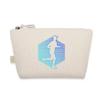 Running Runner Run Marathon Cross Country - Organic Pouch - nature - Front