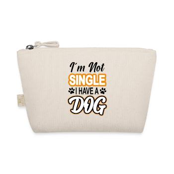 I'm not single i have a dog T-Shirt - Bio-Täschchen - Natur - Vorne