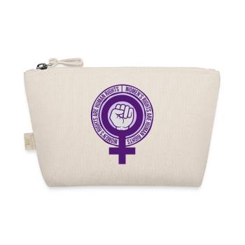 womens rights feminist quote - Organic Pouch - nature - Front