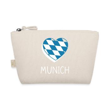 Munich Heart - Bio-Täschchen - Natur - Vorne