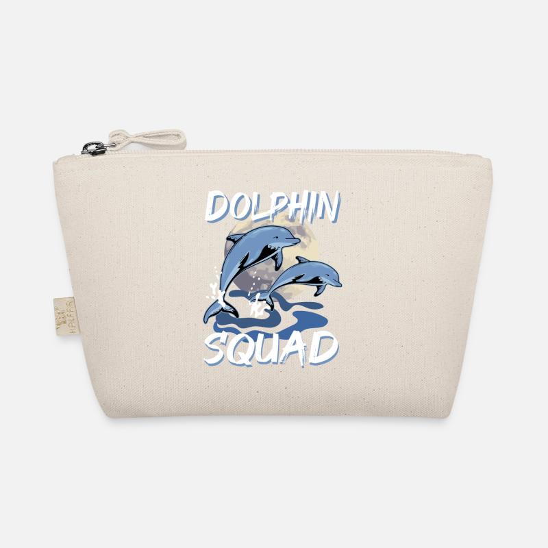 Netter Delphin Squad Meerestier Meerestiere Bio-Täschchen