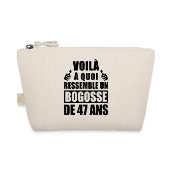 bogosse de 47 ans / cadeau anniversaire 47 ans - Trousse biologique - nature - Devant