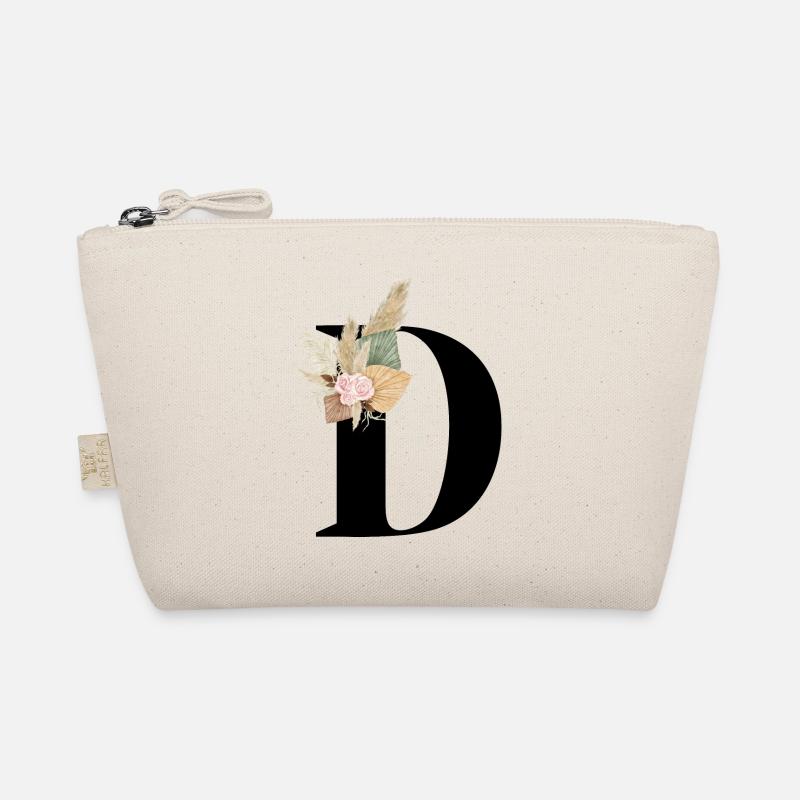lettre D fleuris Trousse biologique