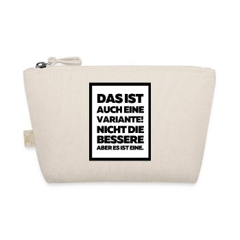 Perfekt für jeden Job. - Bio-Täschchen - Natur - Vorne