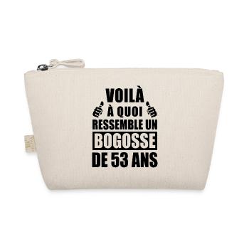 bogosse de 53 ans / cadeau anniversaire 53 ans - Trousse biologique - nature - Devant