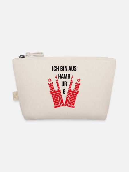 Ich Bin Aus Hamburg (Hamburger / Wappen) - Bio-Täschchen - Natur