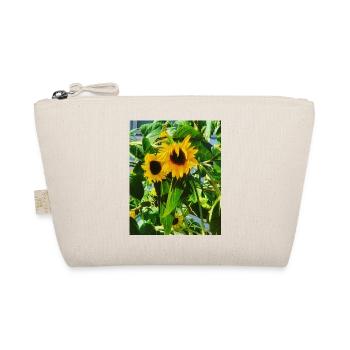 Ground Floor Flowers I Sunflowers I Holiday I Garden - Organic Pouch - nature - Front