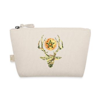 tête de cerf avec pentagramme e 277 - Trousse biologique - nature - Devant