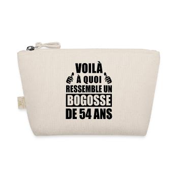 bogosse de 54 ans / cadeau anniversaire 54 ans - Trousse biologique - nature - Devant