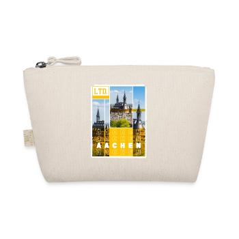 Aachen Deutschland Stadt Skyline Heimat Liebe - Bio-Täschchen - Natur - Vorne