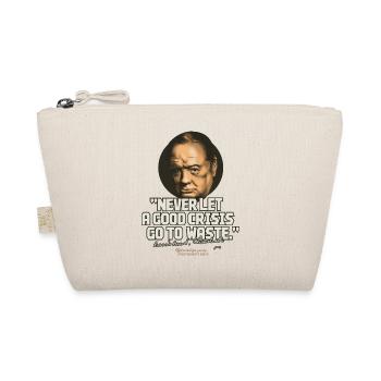 Churchill quote about crises - Organic Pouch - nature - Front