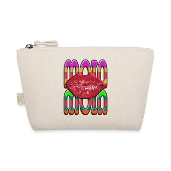 Moin Moin with kissing mouth for breakfast - Organic Pouch - nature - Front