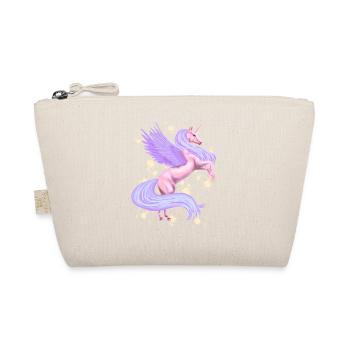 Licorne enchanteresse rose et violette - Trousse biologique - nature - Devant