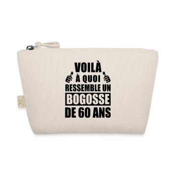 bogosse de 60 ans / cadeau anniversaire 60 ans - Trousse biologique - nature - Devant