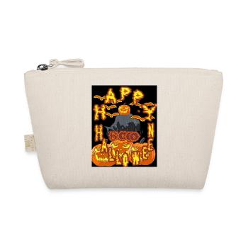 Bo, happy Halloween with Master Pumpkin - Organic Pouch - nature - Front