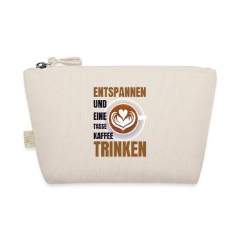 kaffee trinken - Bio-Täschchen - Natur - Vorne
