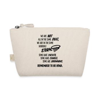 N'oubliez pas d'être gentil – humour du message - Trousse biologique - nature - Devant