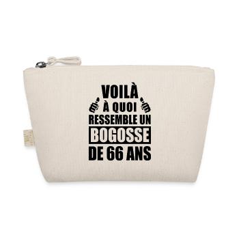 bogosse de 66 ans / cadeau anniversaire 66 ans - Trousse biologique - nature - Devant