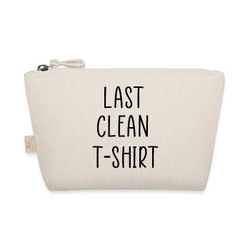 Last clean t-shirt funny quote - Organic Pouch - nature - Front