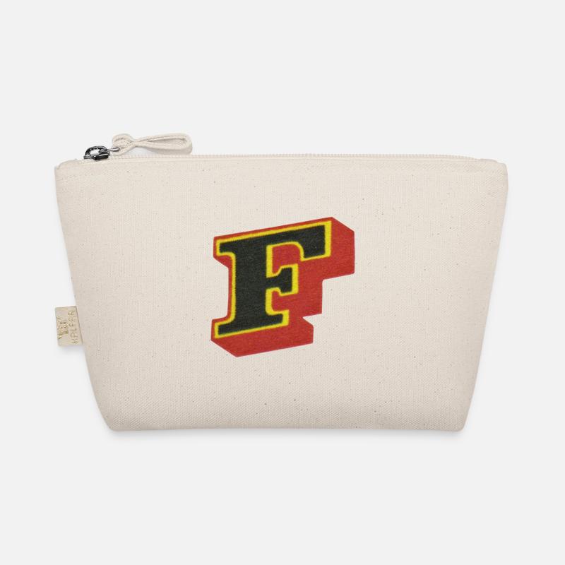 F letter Organic Pouch