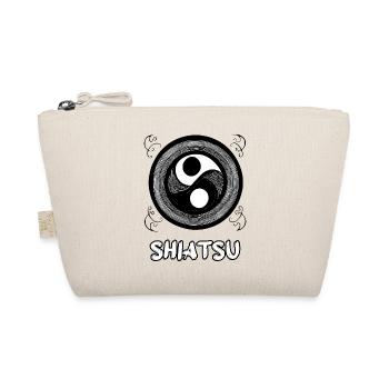 Shiatsu Yoga Meditation Massage Buddha Japanese 2 - Organic Pouch - nature - Front