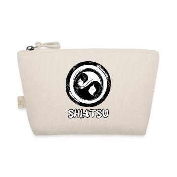 Shiatsu Yoga Meditation Massage Buddha Japanese 1 - Organic Pouch - nature - Front