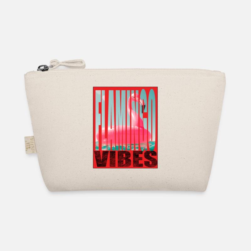 flamingo tshirt design Organic Pouch