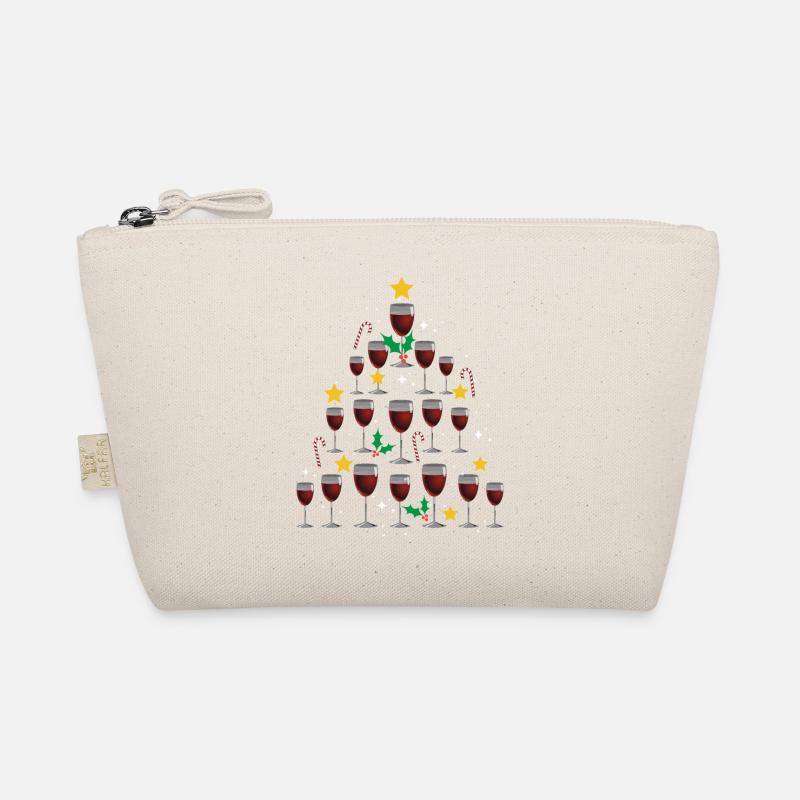 wine xmas. christmas gift Organic Pouch