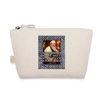 Never water without whisky - Organic Pouch - nature - Front
