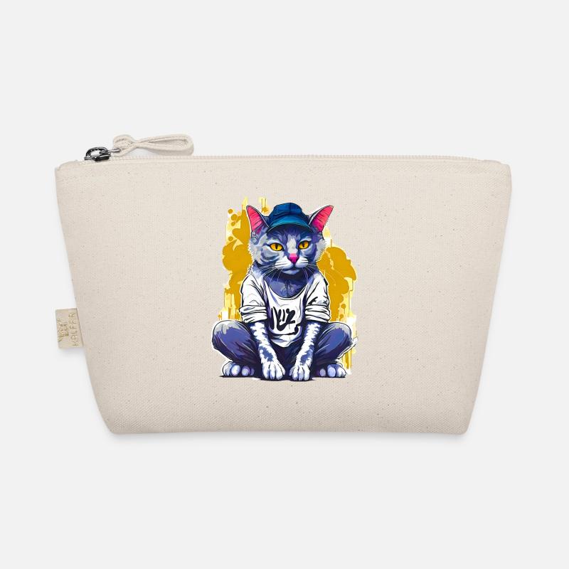 Cat graffiti Organic Pouch