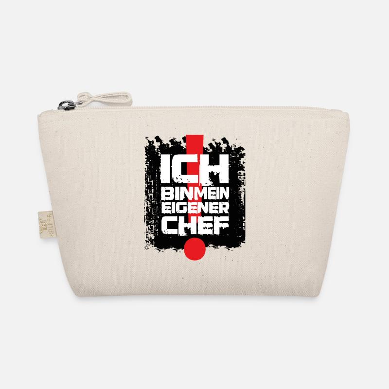 Ich bin mein eigener Chef. Selbstständig. Bio-Täschchen