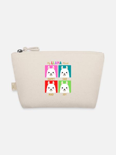 My Llama Mood - Organic Pouch - nature - Front