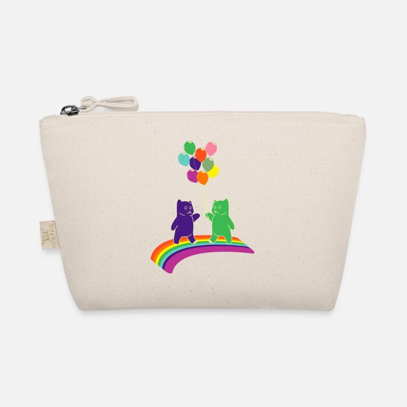 Kidcore Gummibärchen Luftballons Regenbogen Farben Bio-Täschchen
