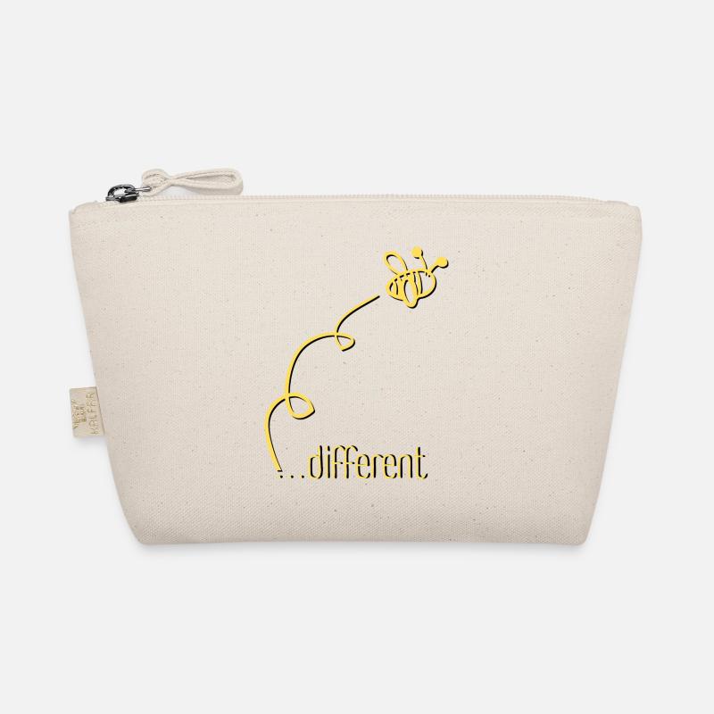 Bee Different - Be different! Statement Design Organic Pouch