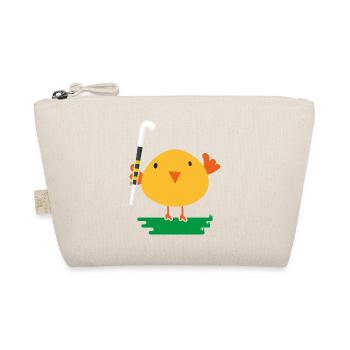 Hockey Hockey-chick plays field hockey - Organic Pouch - nature - Front