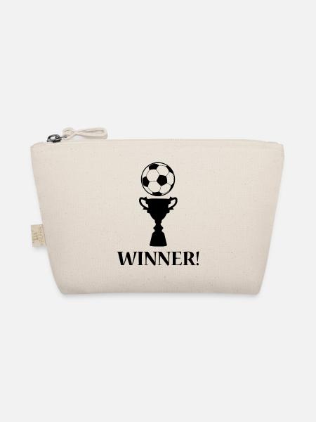 Fußball Soccer - Bio-Täschchen - Natur