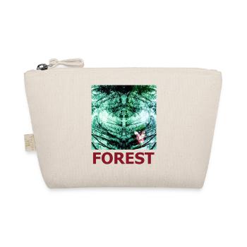 Forest Reflection and Butterfly - Organic Pouch - nature - Front